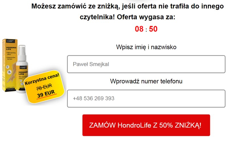 Hondrolife - Lek na Stawy i Osteoartritę - Odpowiedź na Twoje Problemy Stawowe